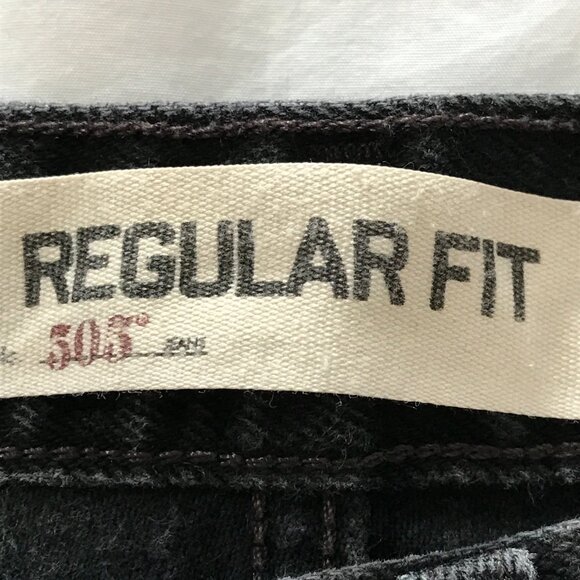 Vintage Levi's 503 Regular Fit Jeans Women 29 Black Mid Rise Stretch 18083 - Picture 3 of 13